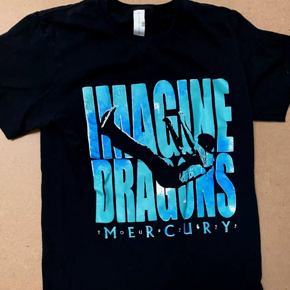 Imagine Dragons T Shirt Men Small Mercury Tour Concert Double Sided Band Shirt